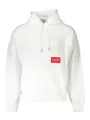 "Calvin Klein Sweatshirts im Sale | Calvin Klein Weißer Logo-Sweater mit Kapuze und Tasche online kaufen"|Planet-Deluxe
