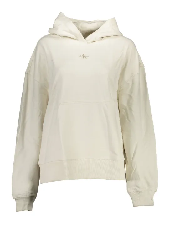 "Calvin Klein Startseite im Sale | CALVIN KLEIN DAMEN SWEATSHIRT OHNE REISSVERSCHLUSS WEIß online kaufen"|Planet-Deluxe