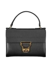 "Coccinelle Einzelstücke & Seltenheiten im Sale | Coccinelle Elegance Schwarze Lederhandtasche online kaufen"|Planet-Deluxe