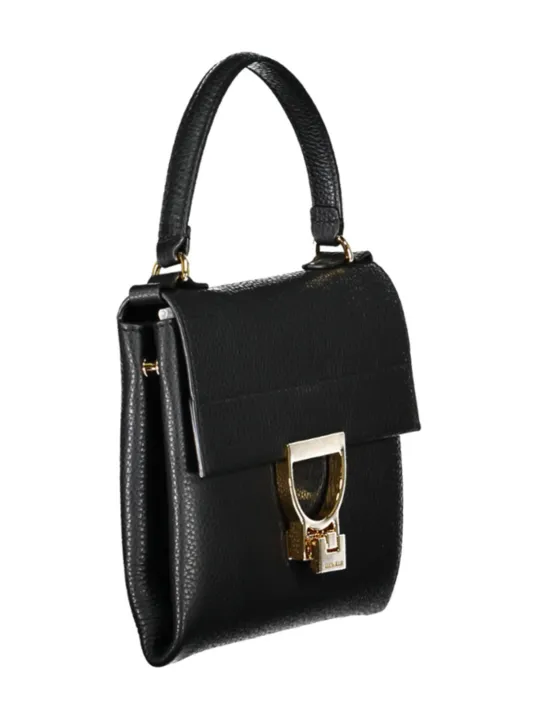 "Coccinelle Einzelstücke & Seltenheiten im Sale | Coccinelle Elegance Schwarze Lederhandtasche online kaufen"|Planet-Deluxe