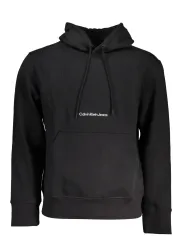 "Calvin Klein Sweatshirts im Sale | Calvin Klein Hoodie Schwarz Eleganz Fleece  online kaufen"|Planet-Deluxe