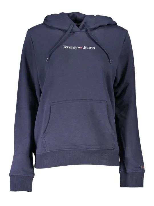 "Tommy Hilfiger Startseite im Sale | TOMMY HILFIGER SWEATSHIRT OHNE REISSVERSCHLUSS DAMEN BLAU online kaufen"|Planet-Deluxe