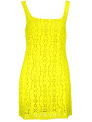 "Desigual Startseite im Sale | GELBES KURZES KLEID FÜR DAMEN VON DESIGUAL online kaufen"|Planet-Deluxe