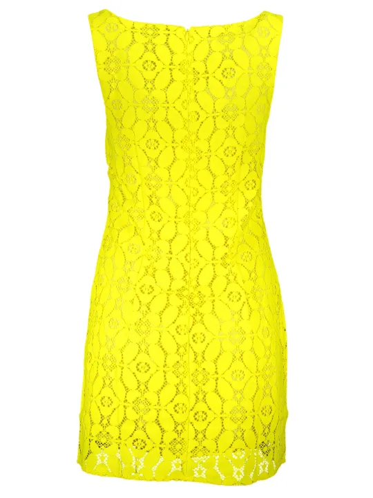 "Desigual Startseite im Sale | GELBES KURZES KLEID FÜR DAMEN VON DESIGUAL online kaufen"|Planet-Deluxe