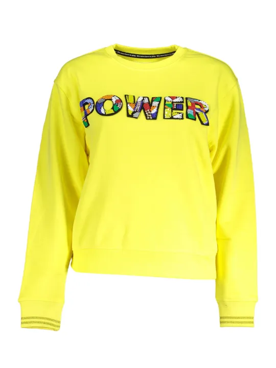 "Desigual Startseite im Sale | DESIGUAL SWEATSHIRT OHNE REISSVERSCHLUSS DAMEN GELB online kaufen"|Planet-Deluxe