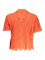 "Desigual Startseite im Sale | KURZARM-HEMD FÜR DAMEN IN ORANGE DESIGUAL online kaufen"|Planet-Deluxe