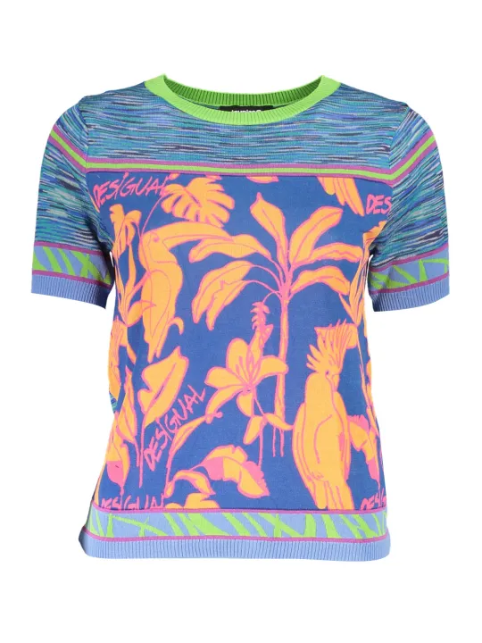 "Desigual Startseite im Sale | HELLBLAUER PULLOVER FÜR DAMEN VON DESIGUAL online kaufen"|Planet-Deluxe