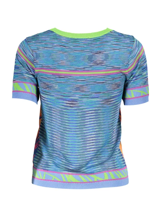 "Desigual Startseite im Sale | HELLBLAUER PULLOVER FÜR DAMEN VON DESIGUAL online kaufen"|Planet-Deluxe