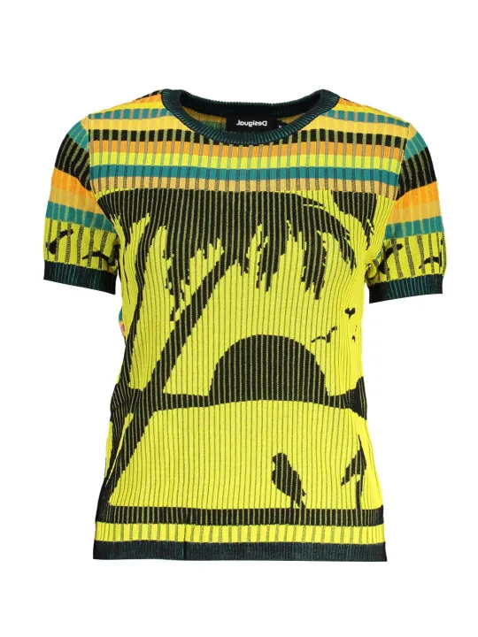 "Desigual Startseite im Sale | GELBER PULLOVER FÜR DAMEN VON DESIGUAL online kaufen"|Planet-Deluxe