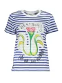 "Desigual Startseite im Sale | KURZARM-T-SHIRT FÜR DAMEN BLAU DESIGUAL online kaufen"|Planet-Deluxe