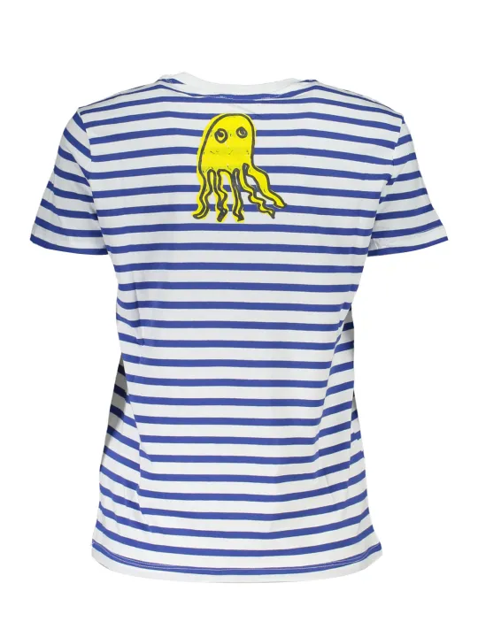 "Desigual Startseite im Sale | KURZARM-T-SHIRT FÜR DAMEN BLAU DESIGUAL online kaufen"|Planet-Deluxe