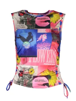 "Desigual Sommerkunst Tanktop - Stilvolles T-Shirt für Damen"