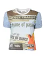 "Desigual T-Shirts im Sale | Desigual 23SWTK69_AZZURRO_5153 online kaufen"|Planet-Deluxe