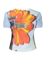 "Desigual T-Shirts im Sale | Desigual 23SWTK69_AZZURRO_5153 online kaufen"|Planet-Deluxe