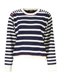 "Desigual Streifen-Langarmshirt - Maritimer Stil Bluse"