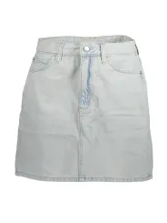 "Calvin Klein Startseite im Sale | CALVIN KLEIN KURZER ROCK DAMEN HELLBLAU online kaufen"|Planet-Deluxe