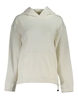 "Calvin Klein Weißes Kapuzen-Sweatshirt – Komfort & Stil"