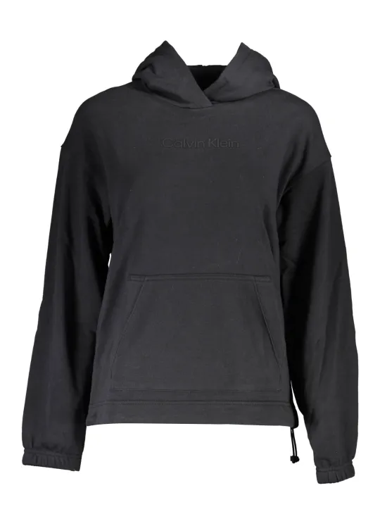 "Calvin Klein Sweatshirts im Sale | Calvin Klein Komfort Langarm Hoodie Schwarz online kaufen"|Planet-Deluxe