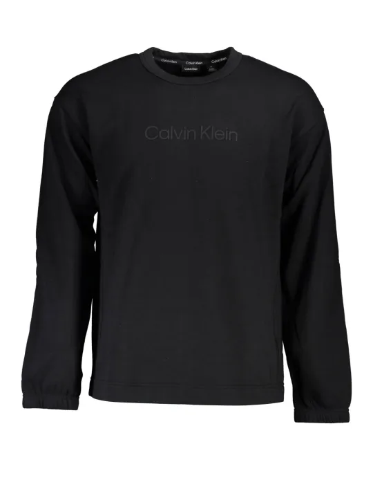 "Calvin Klein Sweatshirts im Sale | Calvin Klein Schwarzes Klassisches Langarm-Sweatshirt online kaufen"|Planet-Deluxe