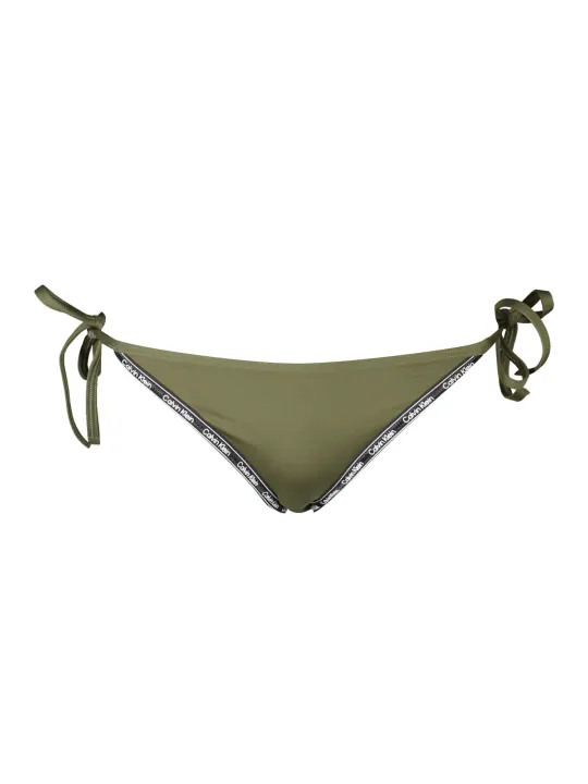 "Calvin Klein Badeanzüge & Bikinis im Sale | **Calvin Klein Bikini-Slip KW0KW01711 in Olivgrün – Stilvoller Komfort aus Recyceltem Polyester** online kaufen"|Planet-Deluxe