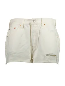 Levi's 501 Vintage-Style Shorts Off-White - Zeitlose Jeans-Shorts