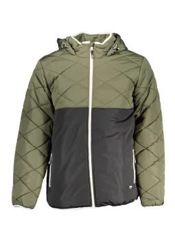 "Vans Olivgrüne Steppjacke mit Kapuze – Stylisch & Warm"