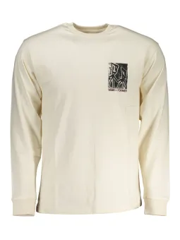 "Vans Weißes Longsleeve T-Shirt mit Logo – Stylisch & Bequem"