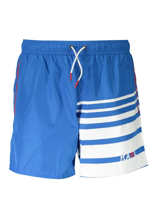 "Karl Lagerfeld Beachwear Badehosen im Sale | Karl Lagerfeld Beachwear KL20MBM03_AZZURRO_BLUE online kaufen"|Planet-Deluxe