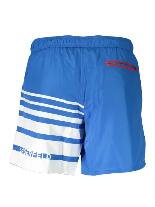 "Karl Lagerfeld Beachwear Badehosen im Sale | Karl Lagerfeld Beachwear KL20MBM03_AZZURRO_BLUE online kaufen"|Planet-Deluxe