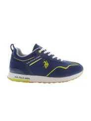 "US Polo BlauGelb Sneaker – Stilvoller Herrenschuh"