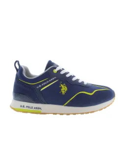 "US Polo BlauGelb Sneaker – Stilvoller Herrenschuh"