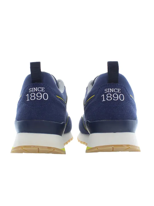 "US Polo BlauGelb Sneaker – Stilvoller Herrenschuh"