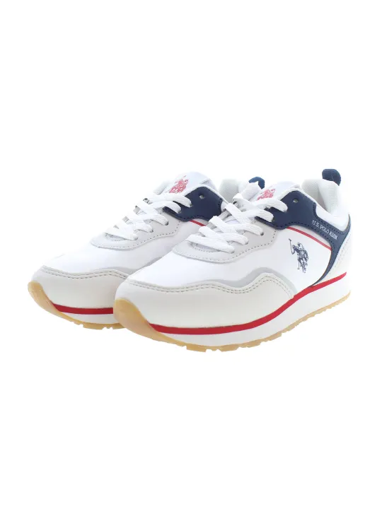 "U.S. POLO BEST PRICE Startseite im Sale | US POLO BEST PRICE WEISSER KINDER SPORTSCHUH online kaufen"|Planet-Deluxe