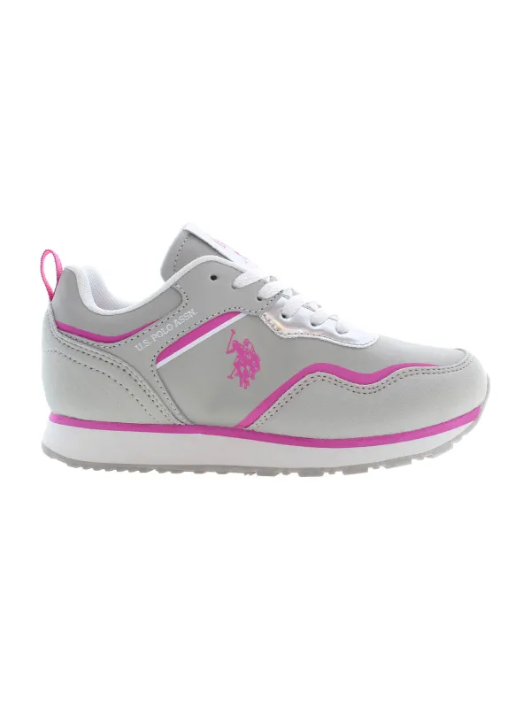 "U.S. POLO BEST PRICE Sneakers im Sale | "U.S. Polo Grau Sneaker mit pinken Akzenten" online kaufen"|Planet-Deluxe "U.S. POLO BEST PRICE Sneakers im Sale | "U.S. Polo Grau Sneaker mit pinken Akzenten" online kaufen"|Planet-Deluxe