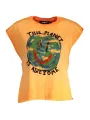 "Desigual Startseite im Sale | KURZARM-T-SHIRT FÜR FRAUEN DESIGUAL ORANGE online kaufen"|Planet-Deluxe
