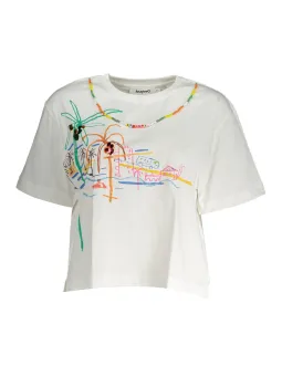 "Trendiges Desigual T-Shirt 23SWTKCC in Weiß – Stilvoll & Einzigar
