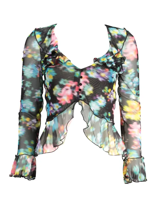 "Desigual Startseite im Sale | DESIGUAL LANGARM-T-SHIRT FÜR DAMEN, SCHWARZ online kaufen"|Planet-Deluxe