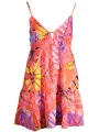 "Desigual Kleider im Sale | Sommerflair Desigual Kleid mit floralem Print und verstellbaren Trägern online kaufen"|Planet-Deluxe