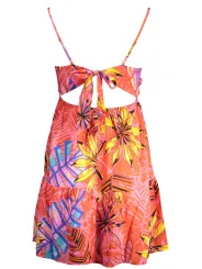 "Desigual Kleider im Sale | Sommerflair Desigual Kleid mit floralem Print und verstellbaren Trägern online kaufen"|Planet-Deluxe