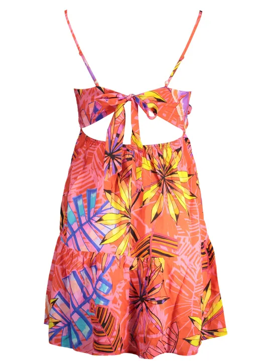 "Desigual Kleider im Sale | Sommerflair Desigual Kleid mit floralem Print und verstellbaren Trägern online kaufen"|Planet-Deluxe