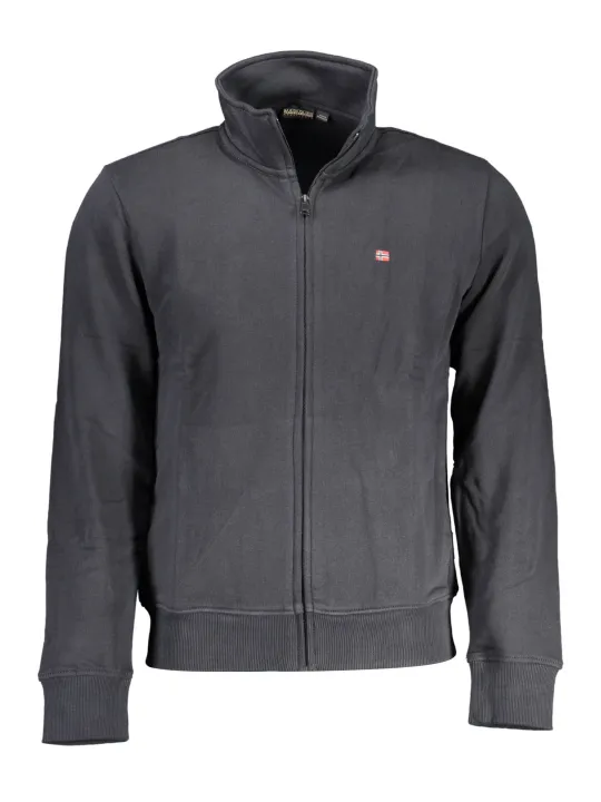 "Napapijri Startseite im Sale | NAPAPIJRI SCHWARZES HERREN-SWEATSHIRT MIT REISSVERSCHLUSS online kaufen"|Planet-Deluxe