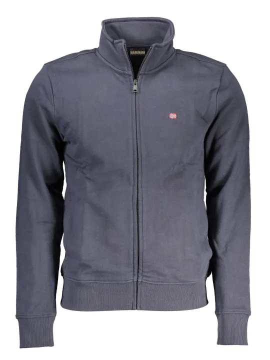 "Napapijri Startseite im Sale | NAPAPIJRI HERREN-SWEATSHIRT MIT BLAUEM REISSVERSCHLUSS online kaufen"|Planet-Deluxe
