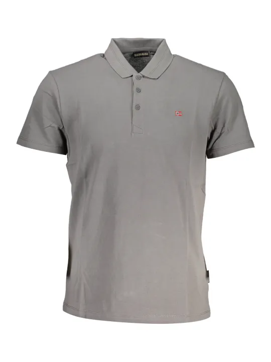 "Napapijri Startseite im Sale | NAPAPIJRI POLO KURZARM HERREN GRAU online kaufen"|Planet-Deluxe