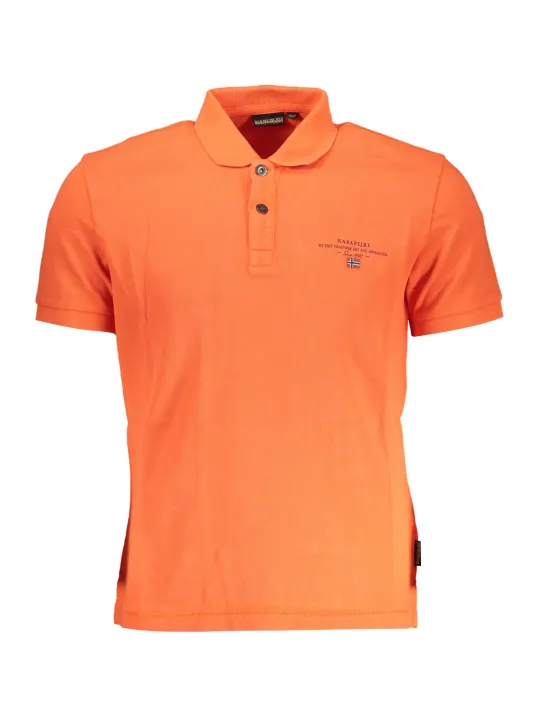 "Napapijri Poloshirts im Sale | Napapijri Elbas Rot Polo S – Sommerlicher Komfort & Stil online kaufen"|Planet-Deluxe