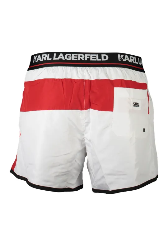 "Karl Lagerfeld Beachwear Startseite im Sale | KARL LAGERFELD BEACHWEAR BADEANZUGTEIL UNTER WEISSEM MANN online kaufen"|Planet-Deluxe