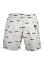 "Karl Lagerfeld Beachwear Badehosen im Sale | Karl Lagerfeld Badehose Weiß-Schwarz Relaxed Fit online kaufen"|Planet-Deluxe