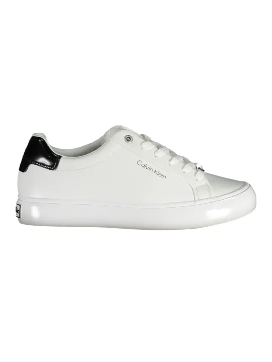 "Calvin Klein Sneakers im Sale | Calvin Klein Weißer Sneaker Minimal Chic online kaufen"|Planet-Deluxe