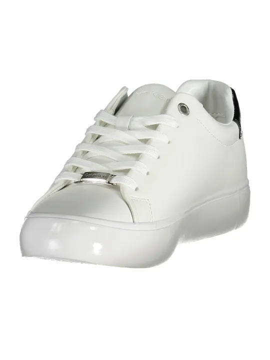 "Calvin Klein Sneakers im Sale | Calvin Klein Weißer Sneaker Minimal Chic online kaufen"|Planet-Deluxe