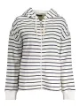 "North Sails Startseite im Sale | NORTH SAILS WEISSES SWEATSHIRT MIT REISSVERSCHLUSS FÜR FRAUEN online kaufen"|Planet-Deluxe