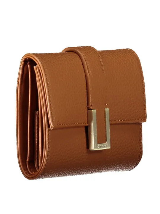 "Calvin Klein Geldbörsen im Sale | Calvin Klein Elegance Wallet Braun Leder online kaufen"|Planet-Deluxe